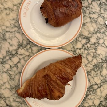 Angelina - Pain au chocolat (top) & croissant (bottom) - Breakfast & Brunch Near Me - Paris, 75
