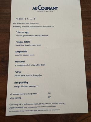 Menu photo 7 Au Courant Omaha, NE Menu photo 7 Au Courant Omaha, NE