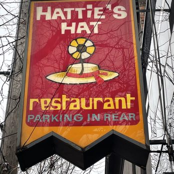 Hattie's Hat Restaurant - a sign for hattie's hat - American Near Me - Seattle, Washington