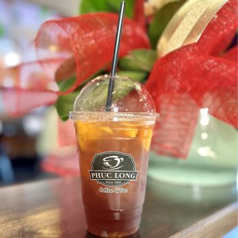 Phuc Long - Peach Black Tea - Coffee & Tea Near Me - San Jose, California Phuc Long - Peach Black Tea - Coffee & Tea Near Me - San Jose, California
