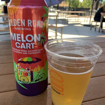 Bar Daddy - Enjoy your delicious COLD Beer that you purchase at Burgerim on the Outside Dining Area. Plenty of seating and ....   now the have Misters! - Burgers Near Me - Rancho Cucamonga, California