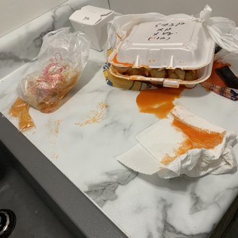 China Express - the contents of a meal left on the counter - Chinese Near Me - Muskegon, Michigan China Express - the contents of a meal left on the counter - Chinese Near Me - Muskegon, Michigan