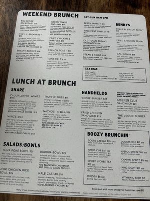 Menu photo 1 Score on King Toronto, ON