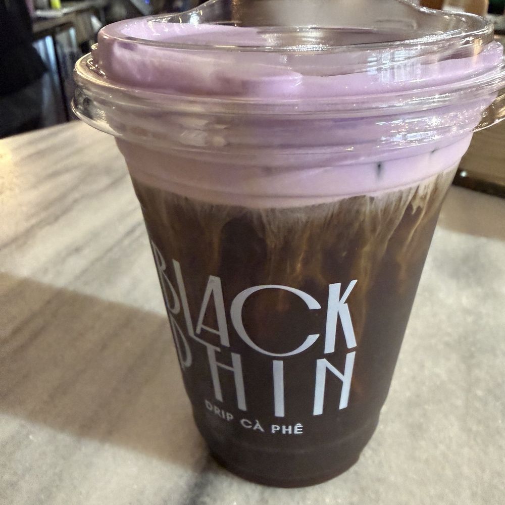 Black Phin - Ube cold foam - Coffee & Tea Near Me - Winter Park, Florida Black Phin - Ube cold foam - Coffee & Tea Near Me - Winter Park, Florida