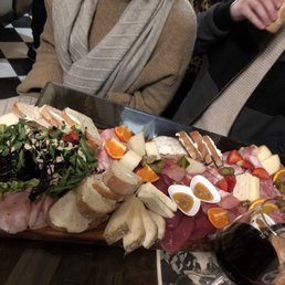 Large charcuterie plate.
