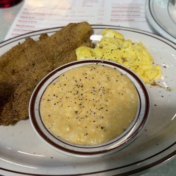 Down Home Diner - Fried flounder, cheese grits, & scrambled eggs. - Diners Near Me - Philadelphia, Pennsylvania Down Home Diner - Fried flounder, cheese grits, & scrambled eggs. - Diners Near Me - Philadelphia, Pennsylvania