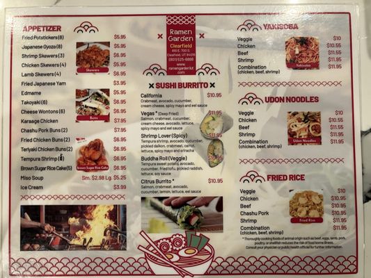 Menu photo 2 Ramen Garden Clearfield, UT