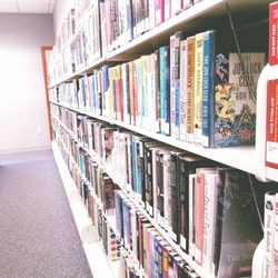 Hickory Flat Library - The fiction section