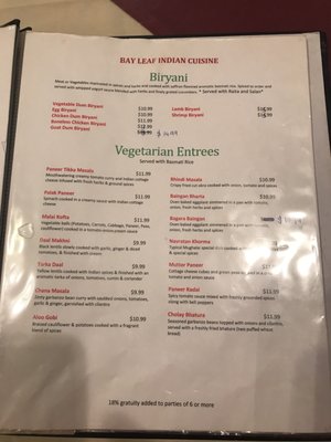 Menu photo 6 Bay Leaf Indian Cuisine - Eagan Eagan, MN Menu photo 6 Bay Leaf Indian Cuisine - Eagan Eagan, MN