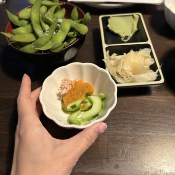 Spicy Tuna - They serve you this when you sit down so cool! - Sushi Bars Near Me - Henderson, Nevada Spicy Tuna - They serve you this when you sit down so cool! - Sushi Bars Near Me - Henderson, Nevada
