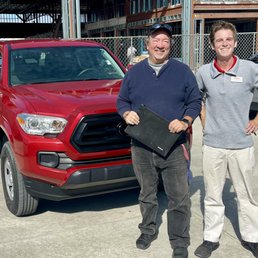 This is me, Michael Mullen with my Toyota Sales Rep. and new friend, Chandler Williams This is me, Michael Mullen with my Toyota Sales Rep. and new friend, Chandler Williams
