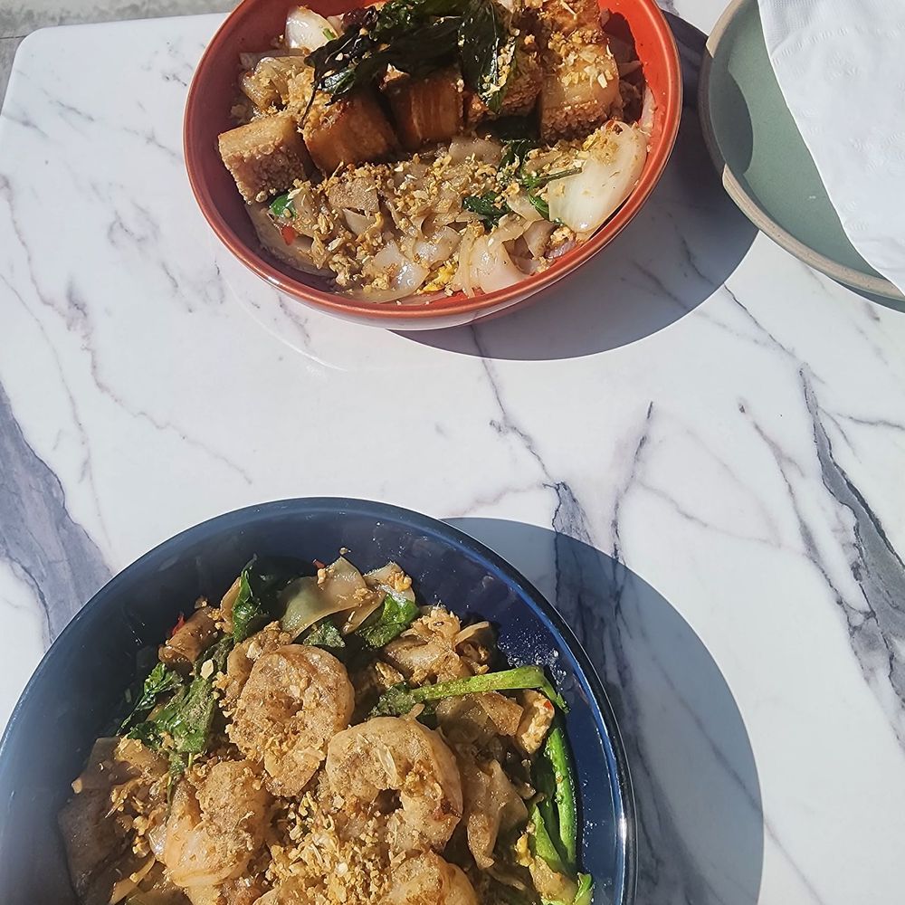 LeDu Thai - Pad Ki-Mao with pork belly  Pad Z U with shrimp - Thai Near Me - Phoenix, Arizona