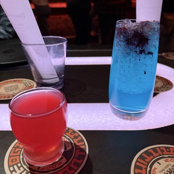 Oga's Cantina at the Disneyland Resort - Jet Juice and Hyperdrive (Punch It-) - Lounges Near Me - Anaheim, California Oga's Cantina at the Disneyland Resort - Jet Juice and Hyperdrive (Punch It-) - Lounges Near Me - Anaheim, California