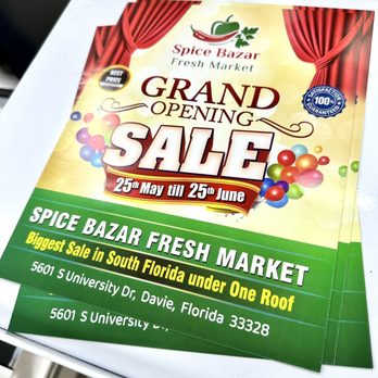 Spice Bazar - Grand Opening Sale from 5/25 - 6/25 - Grocery Near Me - Davie, Florida Spice Bazar - Grand Opening Sale from 5/25 - 6/25 - Grocery Near Me - Davie, Florida