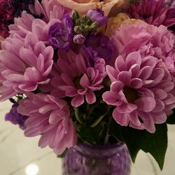 Designs by Guzzardos - Bouquet of flowers and vase