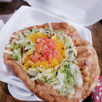 Cafe Santa Rosa - Bean Taco (Fry Bread) 12/2019 - American Near Me - Tucson, Arizona