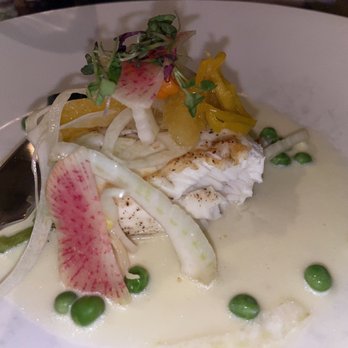Terrapin Restaurant - Roasted halibut was perfectly cooked. - New American Near Me - Virginia Beach, Virginia