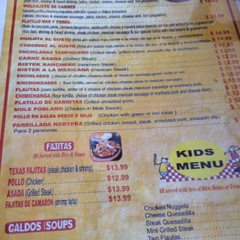 La escollera - Menu 2 - Mexican Near Me - Indianapolis, Indiana
