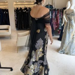 Rene Ruiz Collection - Final gown fitting and they made me a shawl simply as a kind gesture!