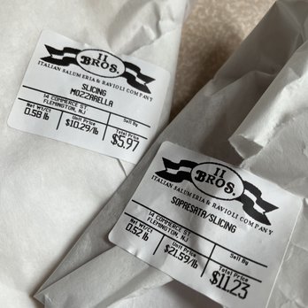 Two Bros Ravioli - mozzarella & soppressata- 1/2 pound of each - Delis Near Me - Flemington, New Jersey Two Bros Ravioli - mozzarella & soppressata- 1/2 pound of each - Delis Near Me - Flemington, New Jersey