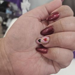 Valentines day nails done by Brian!