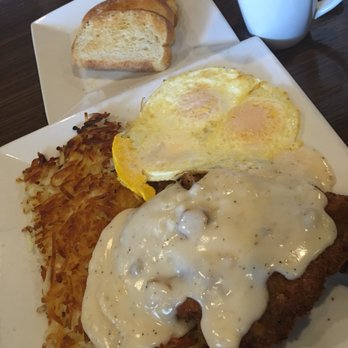 The Scratch Room - Chicken fried steak and eggs! Huge portions! Totally could share! - Breakfast & Brunch Near Me - Anaheim, California The Scratch Room - Chicken fried steak and eggs! Huge portions! Totally could share! - Breakfast & Brunch Near Me - Anaheim, California