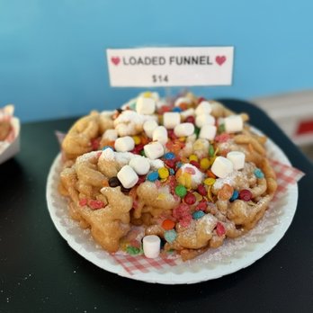 Happy Dance Eats - Loaded Funnel - Desserts Near Me Happy Dance Eats - Loaded Funnel - Desserts Near Me