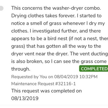 Rentwell - Maintenance request after move in, August 2019 - Property Management Near Me - Broomall, Pennsylvania