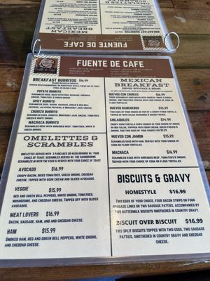 Menu photo 1 Fuente de cafe Lake Stevens, WA Menu photo 1 Fuente de cafe Lake Stevens, WA