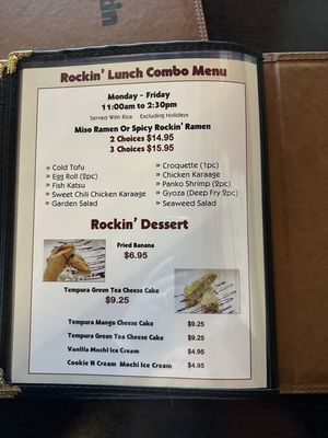Menu photo 1 Rockin' Ramen Temecula, CA