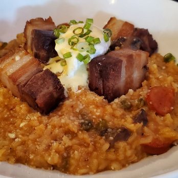 Musa - Pork belly risotto - Latin American Near Me - San Juan, Puerto Rico Musa - Pork belly risotto - Latin American Near Me - San Juan, Puerto Rico