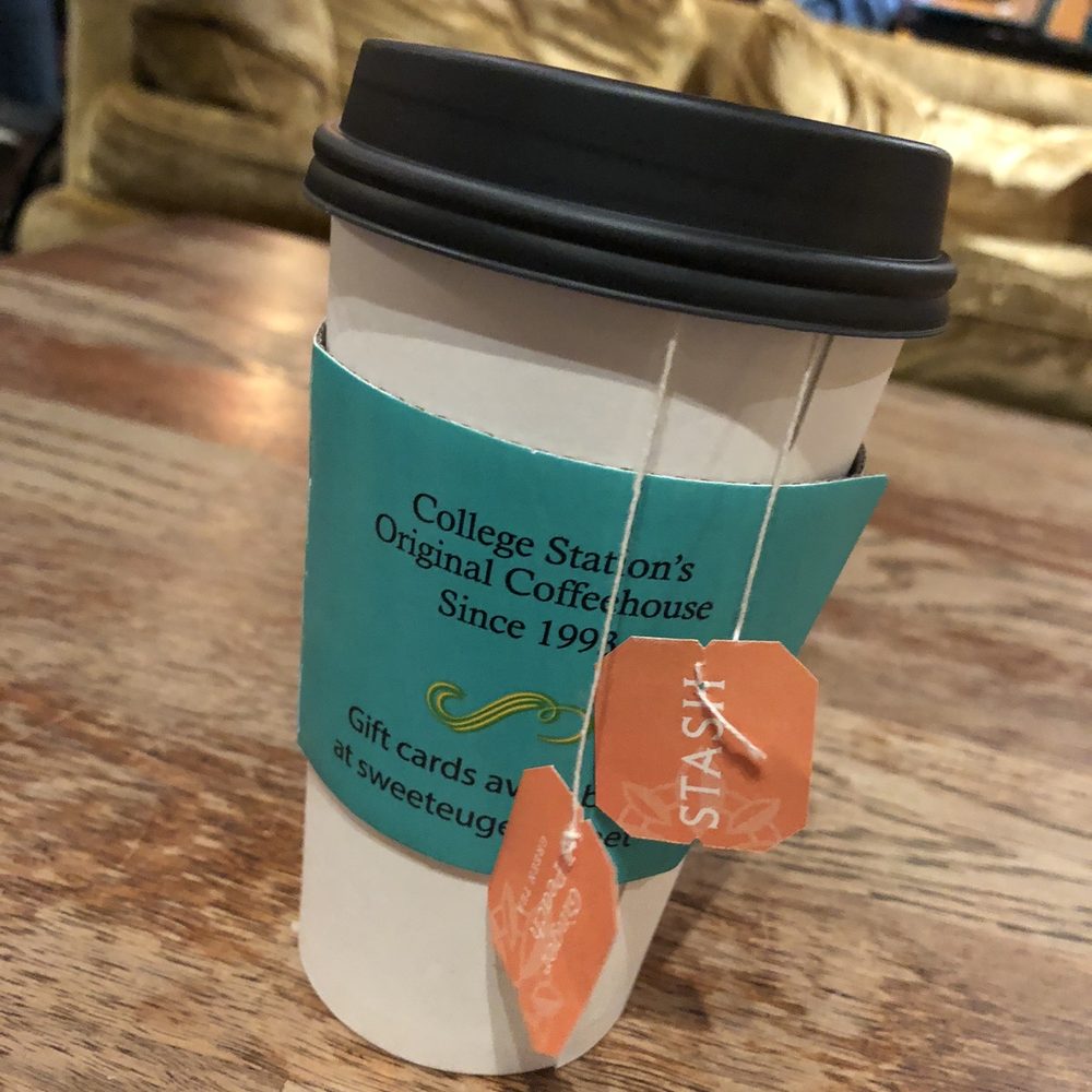 Sweet Eugene's House of Java - Ginger Peach tea! - Coffee & Tea Near Me - College Station, Texas Sweet Eugene's House of Java - Ginger Peach tea! - Coffee & Tea Near Me - College Station, Texas