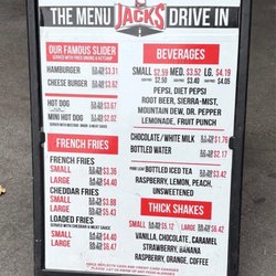 Jack's Drive-In - Menu at Jacks.
