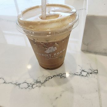 Buddy Brew Coffee - Shaken banana bread flat white with oak milk - Coffee & Tea Near Me - Valrico, Florida Buddy Brew Coffee - Shaken banana bread flat white with oak milk - Coffee & Tea Near Me - Valrico, Florida