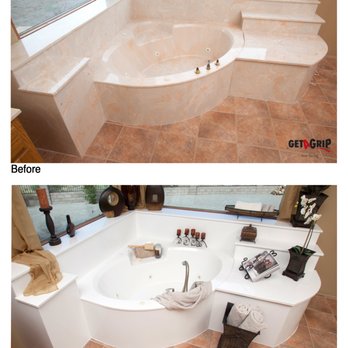 Get A Grip Resurfacing - Residential Cultured Marble Jacuzzi Bathtub Resurfacing - Refinishing Services Near Me - Arvada, Colorado