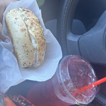 Terra Coffee - pomegranate iced tea and everything bagel with cream cheese - Coffee & Tea Near Me - Stockton, California Terra Coffee - pomegranate iced tea and everything bagel with cream cheese - Coffee & Tea Near Me - Stockton, California