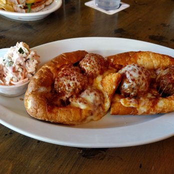 Naples Flatbread Kitchen & Bar - Meatball sub with siracha Cole slaw - Pizza Near Me - Estero, Florida Naples Flatbread Kitchen & Bar - Meatball sub with siracha Cole slaw - Pizza Near Me - Estero, Florida