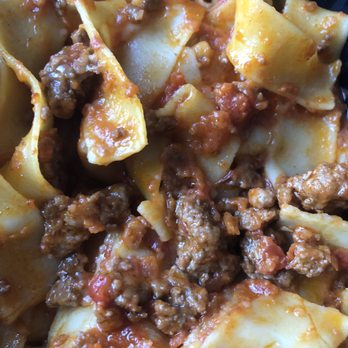 La Pecora Bianca Midtown - Fettuccine bolognese - Italian Near Me - New York, New York La Pecora Bianca Midtown - Fettuccine bolognese - Italian Near Me - New York, New York