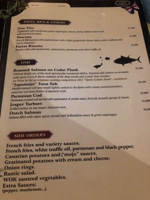 Menu photo 1 Monkey Bar & Grill Arona, TF