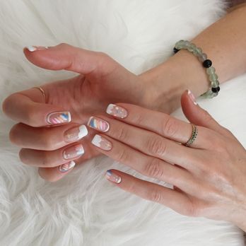 Janell Nail &  Spa - Rubber Bese nails - Nail Salons Near Me - Upper Montclair, New Jersey