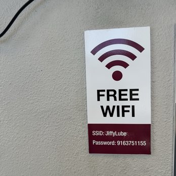 Jiffy Lube - Free WiFi in Lobby - Auto Repair Near Me - Sacramento, California