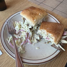 The 'Carnal' brisket with slaw and pickled green chile. WOW!