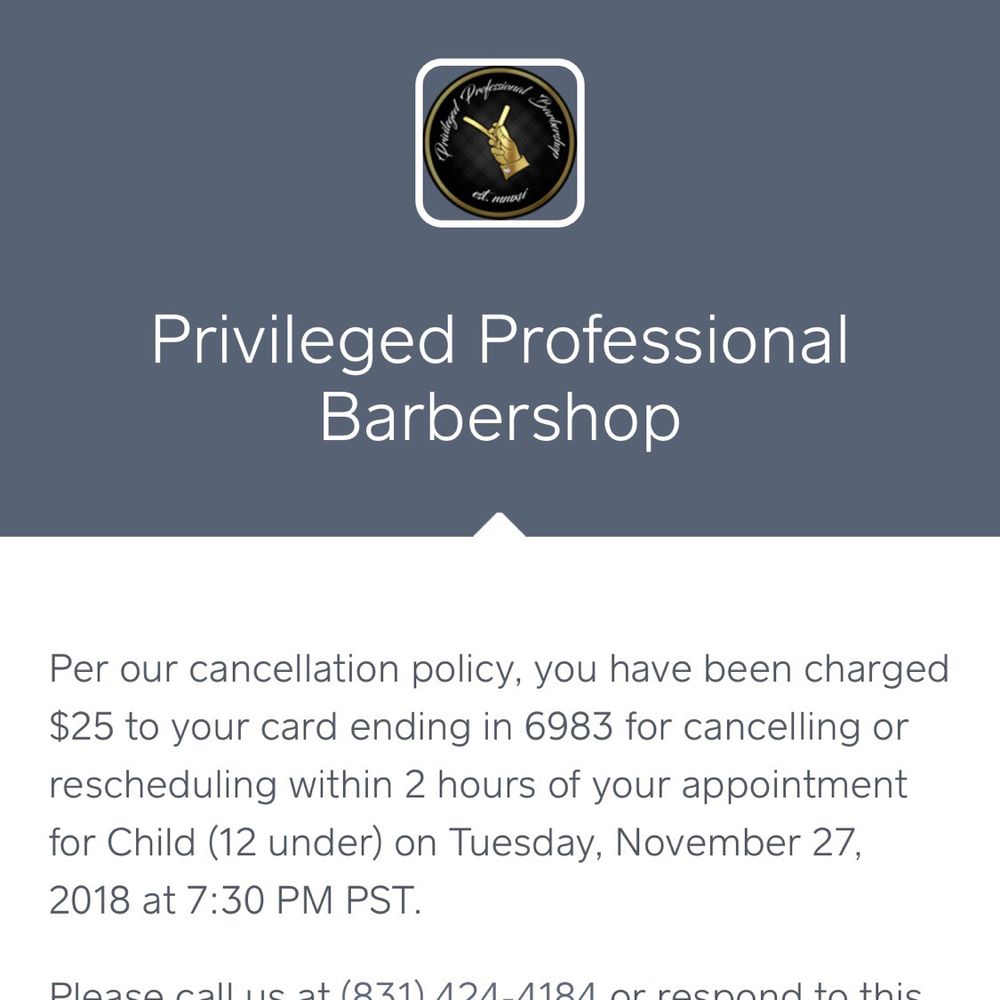 Look at this bs. Second time customer with zero history of being late or not showing up. That's lunch money for both of my kids for a week. Look at this bs. Second time customer with zero history of being late or not showing up. That's lunch money for both of my kids for a week.