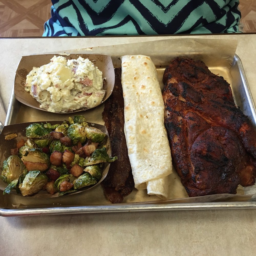 BEAST Craft BBQ - Porksteak....  Heelooooooo!  Who's got da meats?! - Barbeque Near Me - Belleville, Illinois