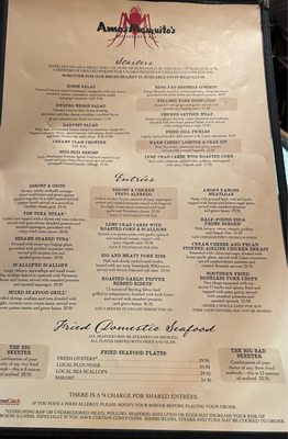 Menu photo 3 Amos Mosquito's Restaurant & Bar Atlantic Beach, NC Menu photo 3 Amos Mosquito's Restaurant & Bar Atlantic Beach, NC