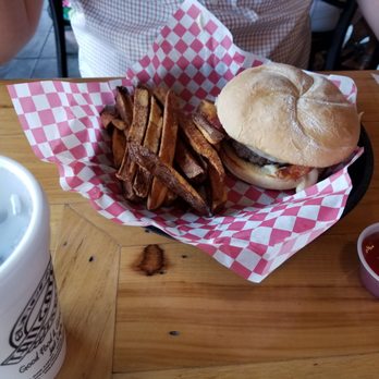 Tailgater's Burger Company - Bacon cheese burger with frys - Burgers Near Me - Hope, Arkansas Tailgater's Burger Company - Bacon cheese burger with frys - Burgers Near Me - Hope, Arkansas