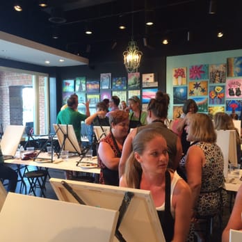 Wine and Canvas - Paint & Sip Near Me - Indianapolis, Indiana
