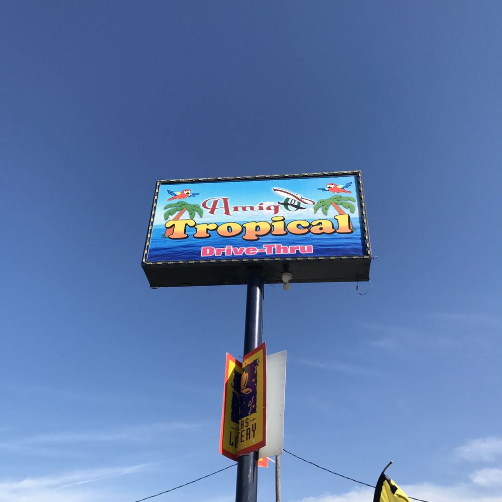 Amigo Tropical Drive Thru Logo