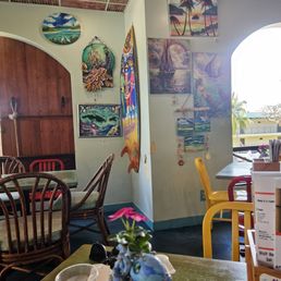 Inside the restaurant