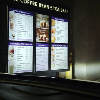 The Coffee Bean & Tea Leaf - Drive thru menu Jan 2026 - Coffee & Tea Near Me - Valencia, California The Coffee Bean & Tea Leaf - Drive thru menu Jan 2026 - Coffee & Tea Near Me - Valencia, California